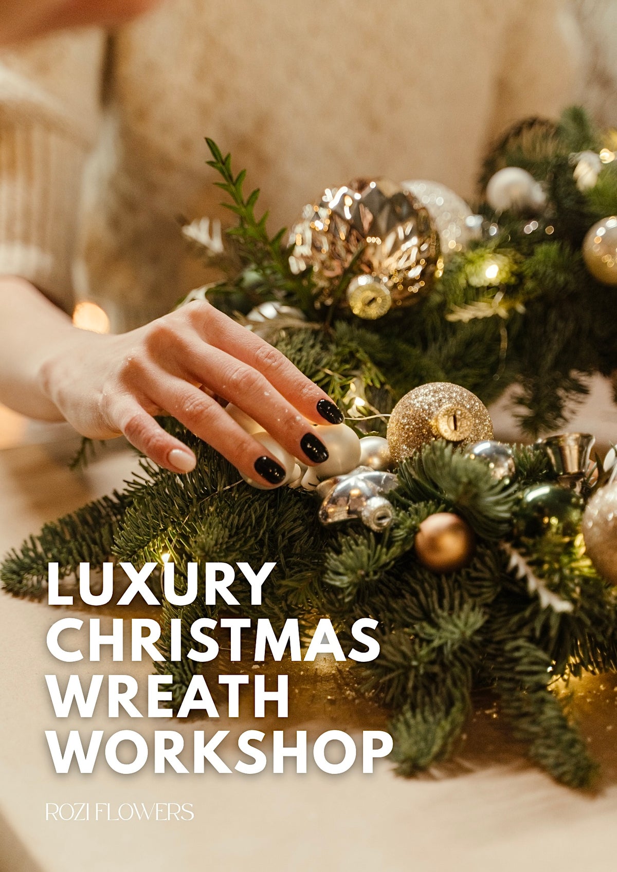 Luxury Christmas Wreath Workshop