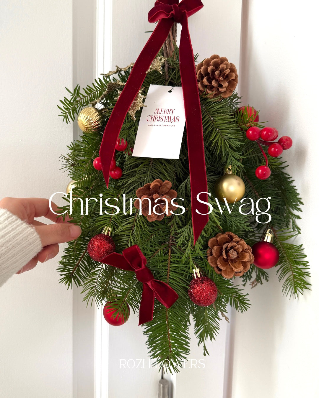 Fresh Christmas Swag (Free Shipping)