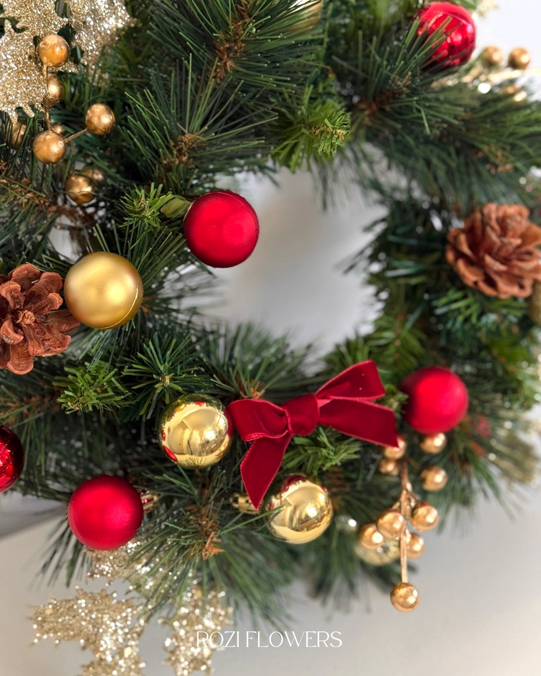 Faux Christmas Wreath (Free Shipping)